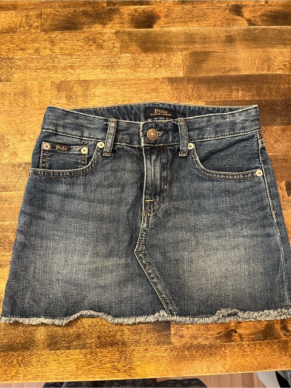 Polo by Ralph Lauren Denim Mini Skirt size 8
